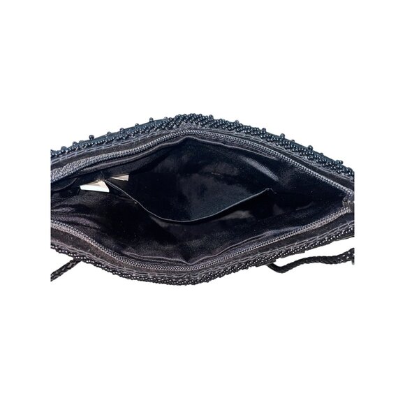 Magid Women's Black Beaded Evening Crossbody Small Bag Sz S - NWT - Picture 7 of 11